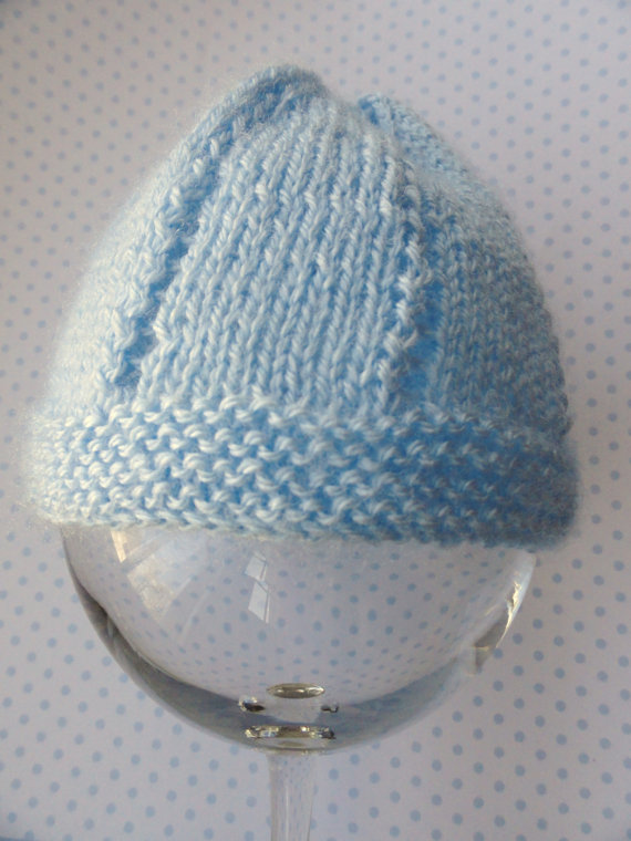 Adele- Super Soft And Delicate Hand Knitted Hat Size Newborn. 6 Colors Available